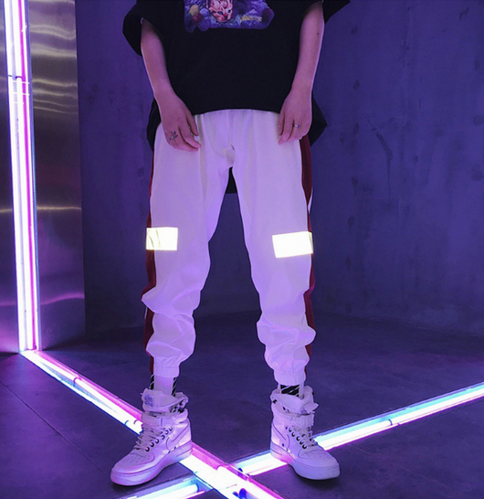 Pantalones Casuales Reflectantes para Hombre - Comodidad y Seguridad - Image 11