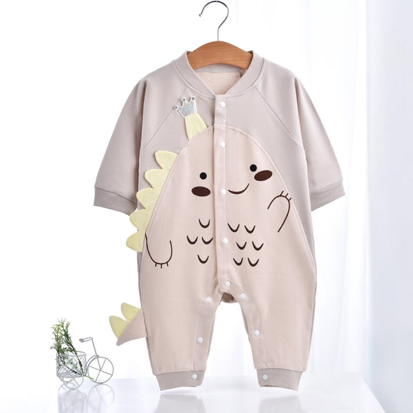 Enterizo de Algodón con Estampado de Dinosaurio