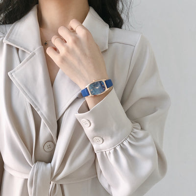 Reloj Cuadrado Retro Mori con Encaje para Mujer - Image 24