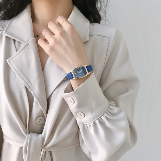 Reloj Cuadrado Retro Mori con Encaje para Mujer - Image 24