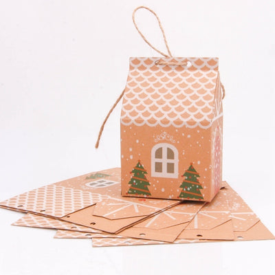 Pack 5 Bolsas para Galletas Navideñas Forma de Casa - Image 9