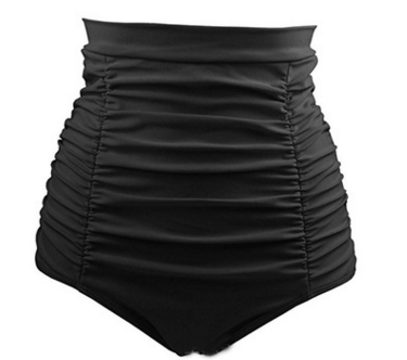 Braguita de Bikini Cintura Alta Brasileña Ajustable para Mujer