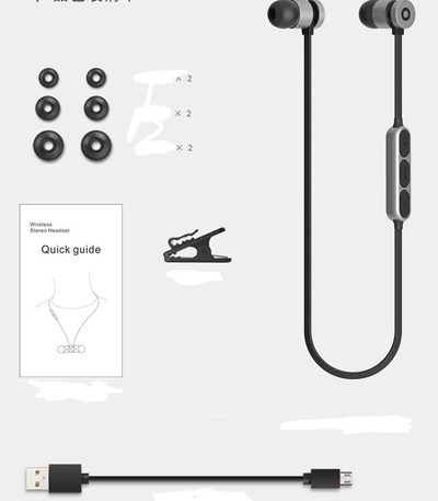 Auriculares Bluetooth Deportivos Magnéticos Inalámbricos con Soporte Cervical - Image 7