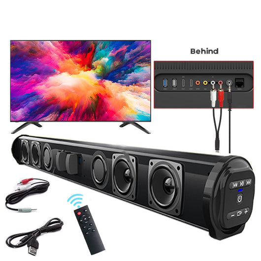 Barra de Audio Inalámbrica Bluetooth para Cine en Casa