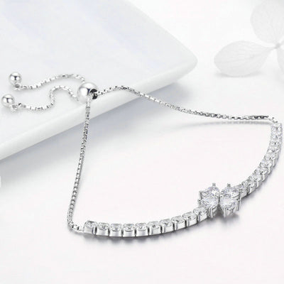 Pulsera de Plata Esterlina con Trébol de Cuatro Hojas - Image 4