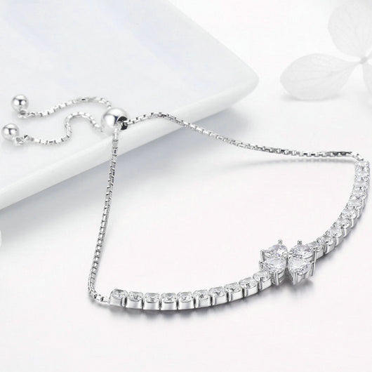 Pulsera de Plata Esterlina con Trébol de Cuatro Hojas - Image 4