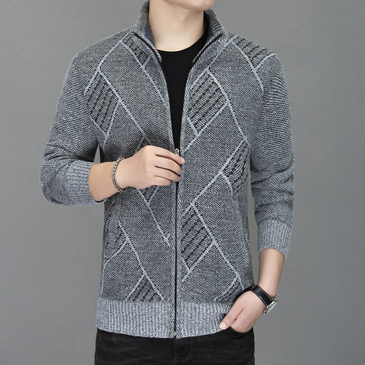 Cardigan Tejido para Hombre con Cashmere y Forro Térmico - Image 13