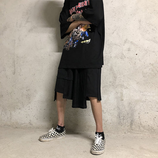 Pantalones Japoneses de Corte Irregular Cinco Puntos - Image 7
