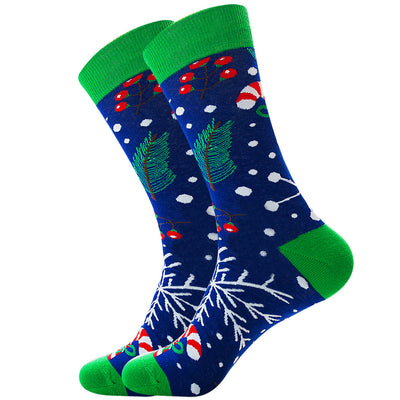 Calcetines Navideños Hombre Reno Algodón Premium Tubo - Image 23