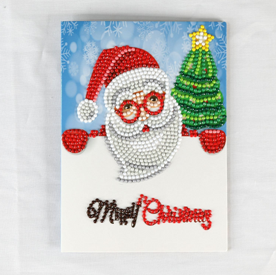 Tarjeta de Navidad con Pintura de Diamantes Creativa - Image 21