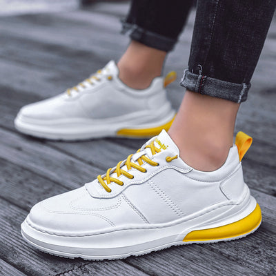 Zapatos Blancos Casuales para Hombre - Estilo Moderno y Versátil - Image 30