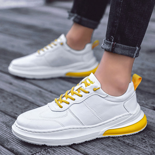 Zapatos Blancos Casuales para Hombre - Estilo Moderno y Versátil - Image 30