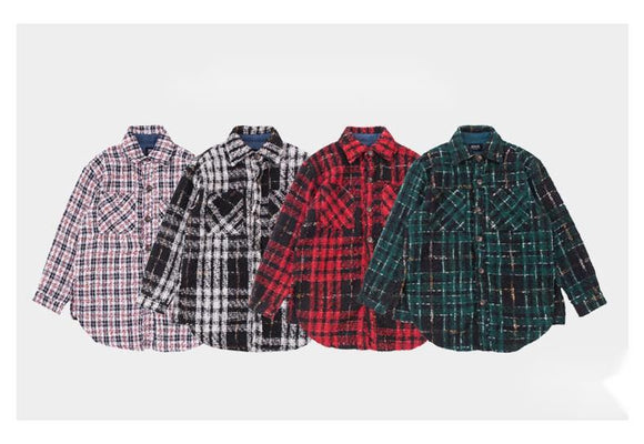 Cardigan Tipo Camisa Cuadros para Hombre - Estilo Versátil