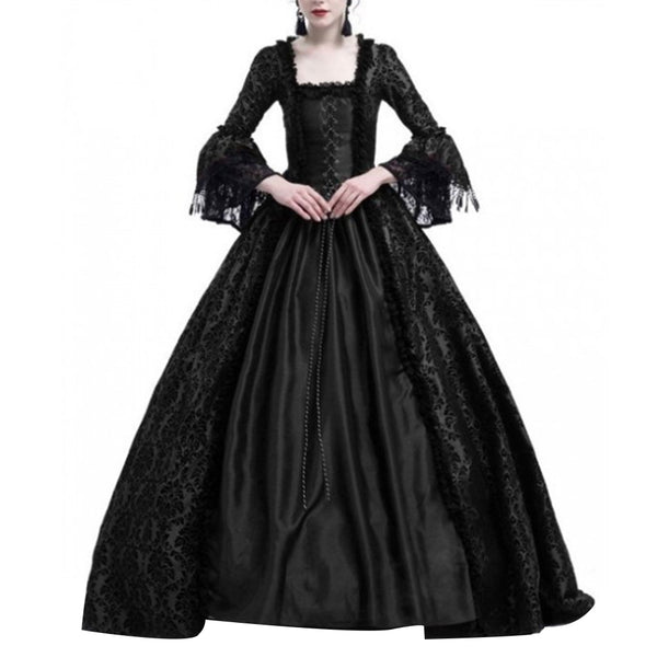 Vestido con Mangas Acampanadas de Encaje - Image 3