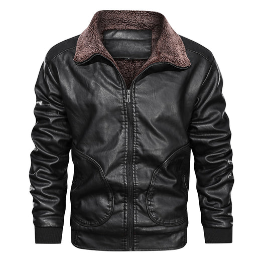 Chaqueta de Invierno Mountainskin PU para Hombre - Abrigo Grueso y Cálido - Image 11