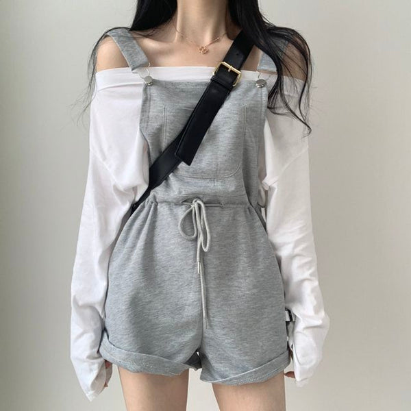 Conjunto de Overol + Camiseta Manga Larga