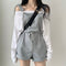 Conjunto de Overol + Camiseta Manga Larga