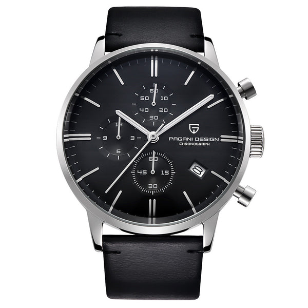 Reloj Calendario Multifunción de Tres Esferas