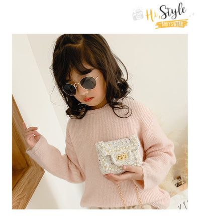 Bolso Crossbody Infantil con Cadena Diamantada - Image 21
