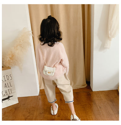 Bolso Crossbody Infantil con Cadena Diamantada - Image 25