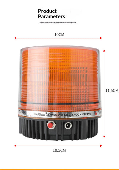 Luz de Advertencia Recargable para Automóvil con Destellos - Image 3