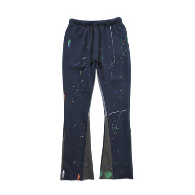Pantalones Casuales con Costuras de Color Degradado - Image 23