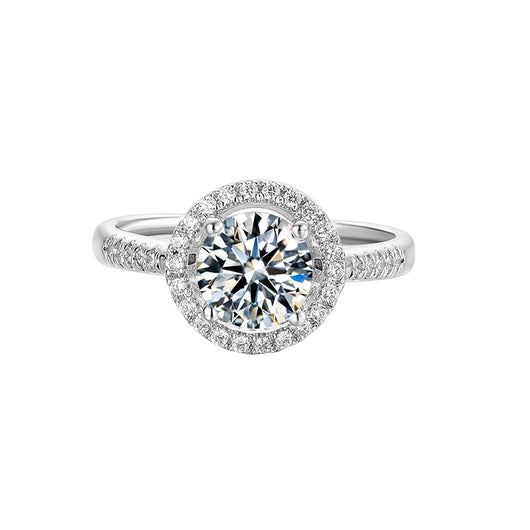 Anillo de Plata S925 Mosaingshi Retro Minimalista - Joyería de Plata Blanca