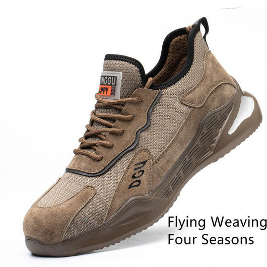 Zapatos de Seguridad para Hombre con Puntera de Acero Anti-aplastamiento y Anti-perforación - Image 4