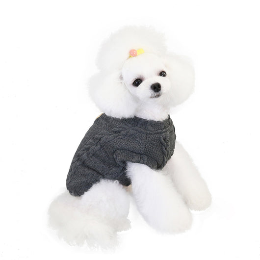 Chaleco Tejido de Algodón para Perros Pequeños - Suéter Cálido y Cómodo - Image 2