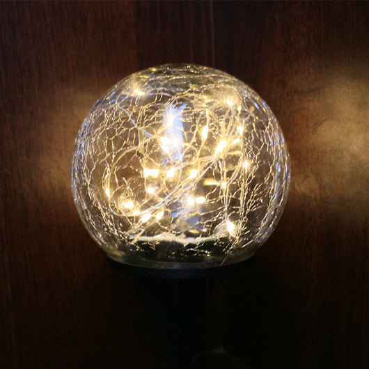 Lámpara Solar de Esfera de Cristal - Image 10
