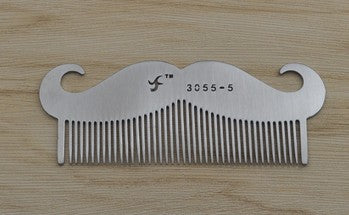 Peines de Acero Inoxidable para Barba y Cabello - Image 8