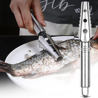 Raspador Profesional de Escamas de Pescado en Acero Inoxidable 430 - Image 2
