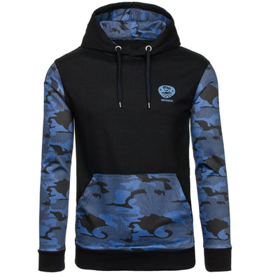 Sudadera con Capucha y Costuras de Camuflaje - Image 9
