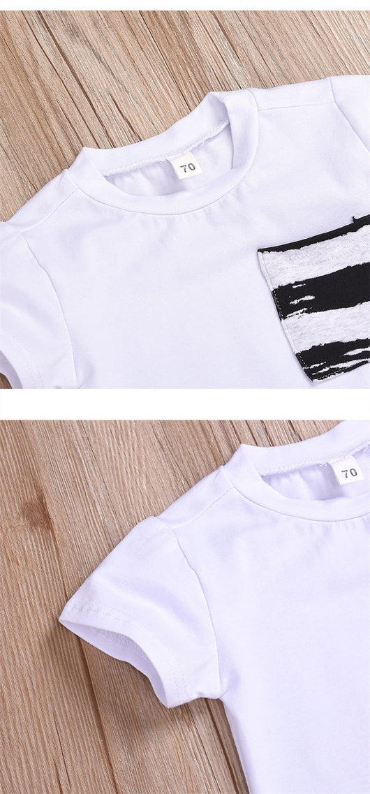 Conjunto Casual de Verano para Niño: Camiseta y Pantalones Cortos - Image 6