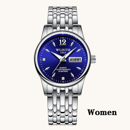 Reloj de Moda para Mujer Oro Rosa - Acero Inoxidable WLISTH con Calendario - Image 6