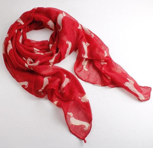 Chal Estampado con Motivos Animales