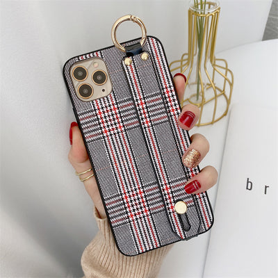 Funda para Teléfono Retro a Cuadros con Correa de Muñeca - Image 8