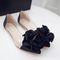 Zapatos Planos de Punta Fina con Flores para Mujer - Comodidad y Elegancia