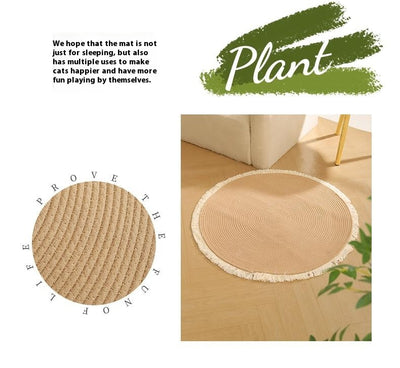Cama Nido para Gatos con Colchoneta Resistente y Cuerda de Algodón - Image 7