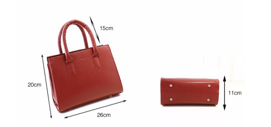 Bolso Retro de Hombro en Colores Sólidos - Portátil y Elegante - Image 3