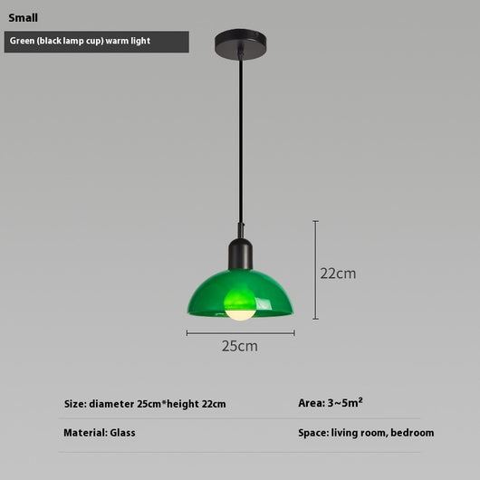 Lámpara Colgante Bauhaus Retro de Cristal para Restaurante - Image 52