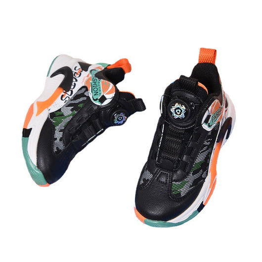 Zapatillas de Baloncesto Alto Confort con Sistema de Botones Giratorios Automáticos - Image 5