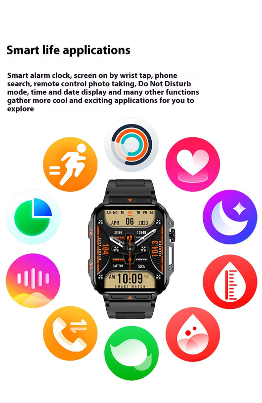 Reloj Deportivo Inteligente con Llamadas y Contador de Pasos - Image 30