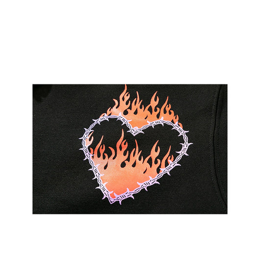 Sudadera Estampado Llamas Niche - Image 4