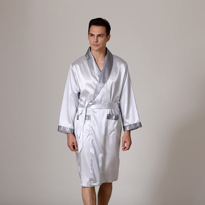 Bata de Seda para Hombre - Cómoda y Elegante para Verano - Image 4