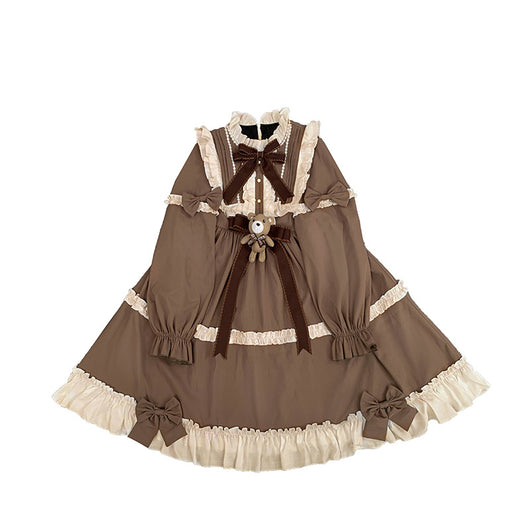 Vestido Lolita Soft Girl para Fiesta de Té con Osito de Peluche - Image 11