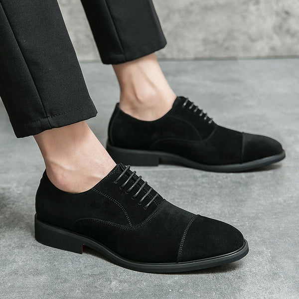 Zapatos de Cuero Business Casual con Acabado Mate