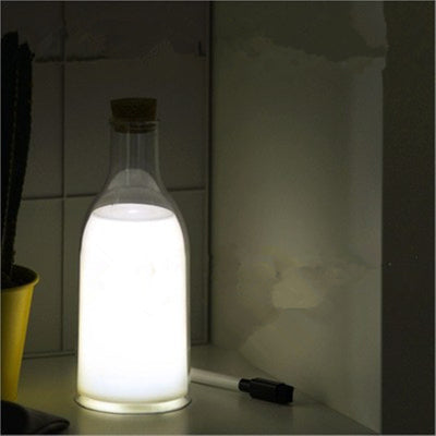 Lámpara Nocturna LED Recargable USB - Biberón Luminoso para Bebés - Image 3