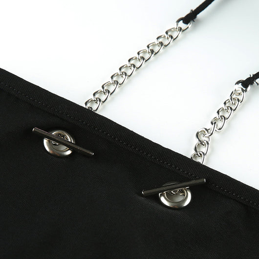 Chaleco Corto Halter con Cadena - Image 14