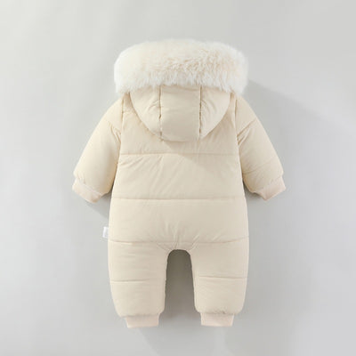 Pijama Enterizo con Capucha de Pelaje para Niños y Niñas - Image 6